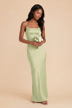 Noelle Pale Pistachio alternate view 1 bridesmaid dress