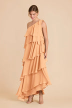 Marisol Peach alternate view 1 bridesmaid dress