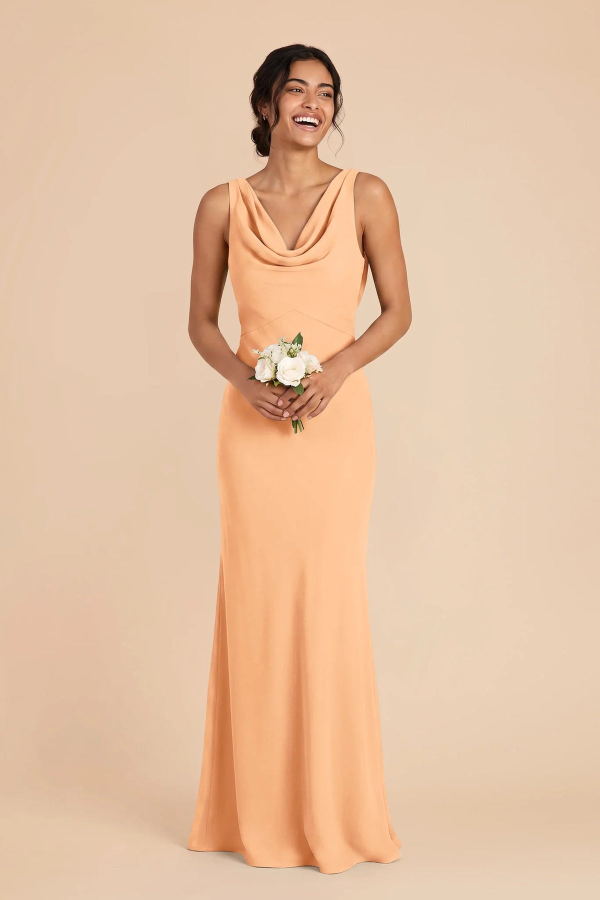 Odette Peach alternate view 1 bridesmaid dress
