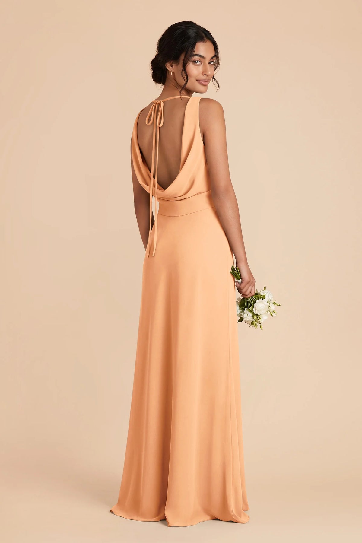 Odette Peach alternate view 2 bridesmaid dress