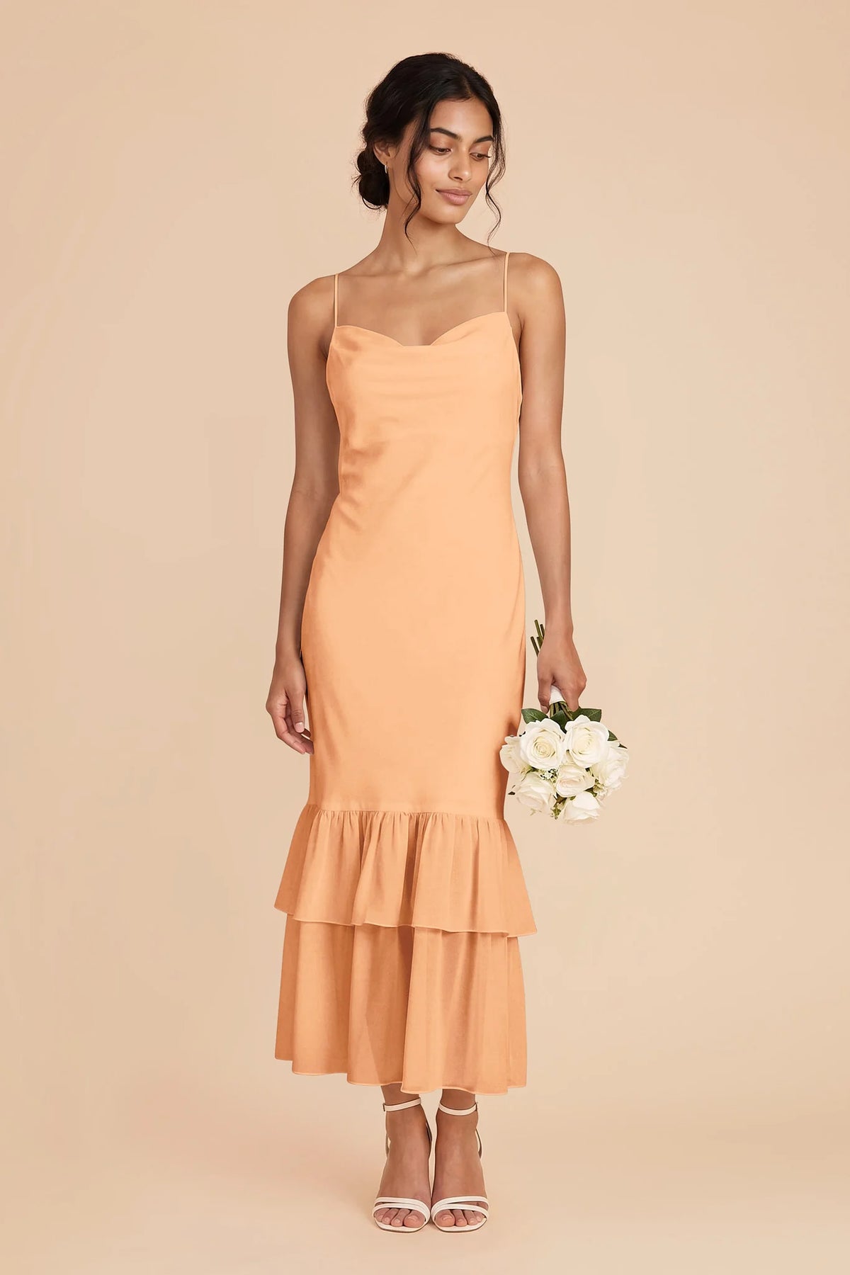 Liora Peach alternate view 1 bridesmaid dress