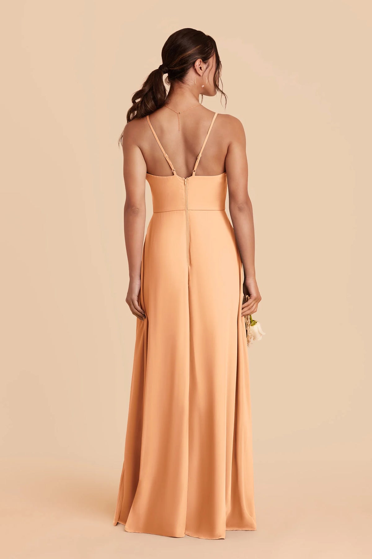 Margot Peach alternate view 2 bridesmaid dress