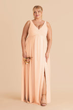 Annelise Peach Cream alternate view 1 bridesmaid dress