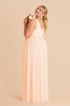 Annelise Peach Cream alternate view 4 bridesmaid dress