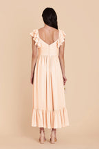Talia Peach Cream alternate view 4 bridesmaid dress