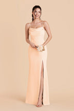 Odessa Peach Cream alternate view 4 bridesmaid dress
