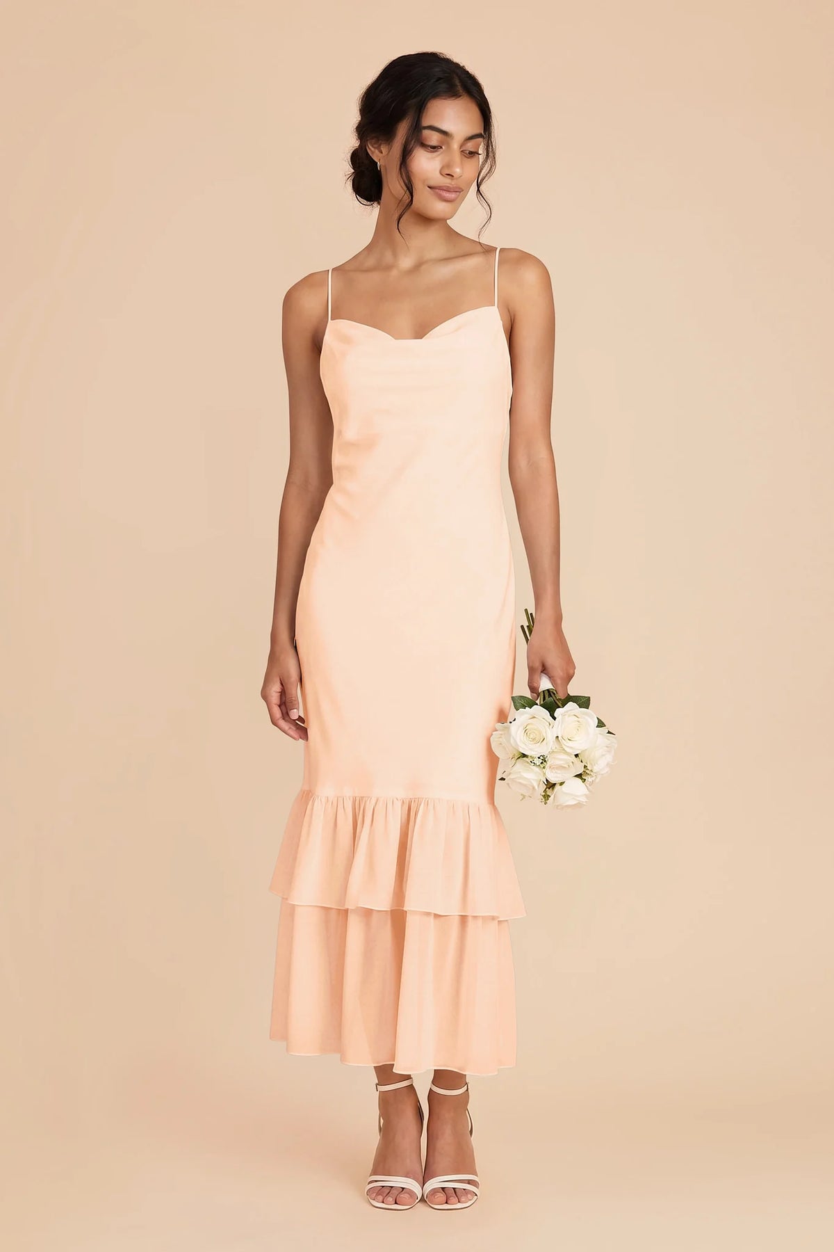 Liora Peach Cream alternate view 1 bridesmaid dress