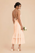 Liora Peach Cream alternate view 2 bridesmaid dress