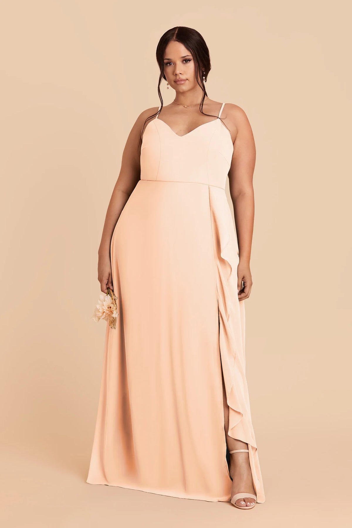 Margot Peach Cream alternate view 1 bridesmaid dress