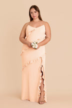 Vivienne Peach Cream alternate view 1 bridesmaid dress
