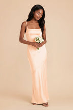 Noelle Peach Cream alternate view 1 bridesmaid dress