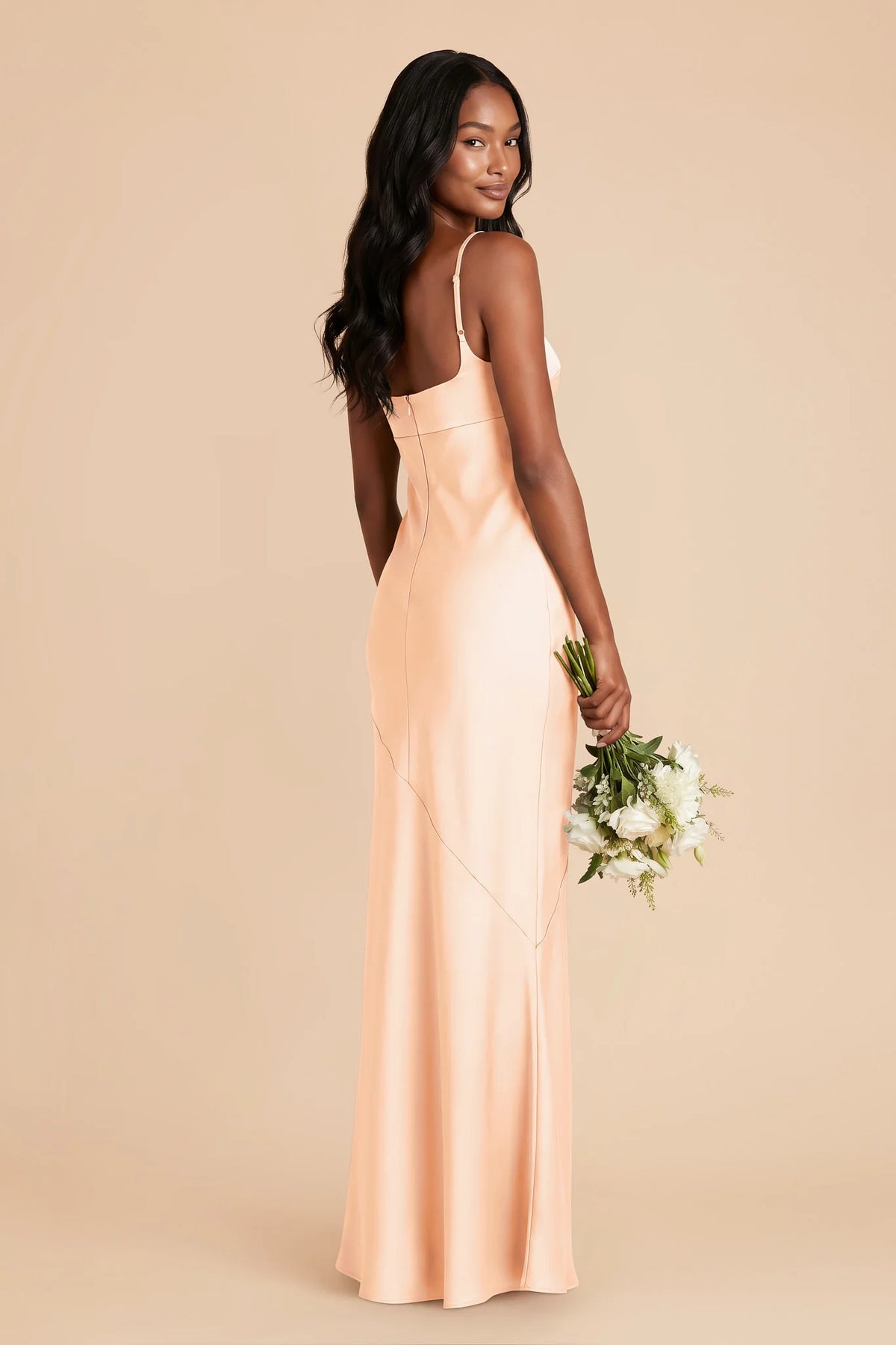 Noelle Peach Cream alternate view 2 bridesmaid dress
