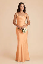 Colette Peach alternate view 1 bridesmaid dress
