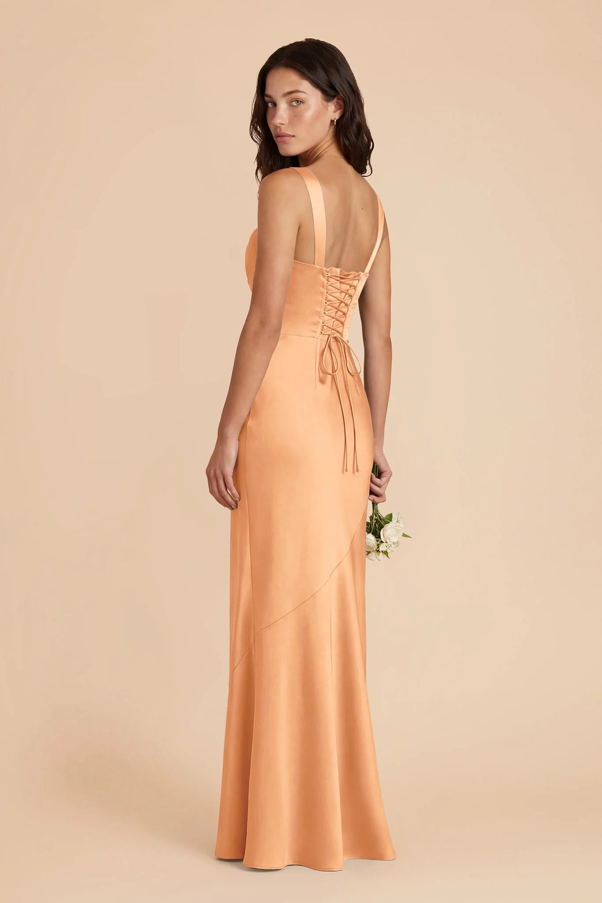 Colette Peach alternate view 2 bridesmaid dress