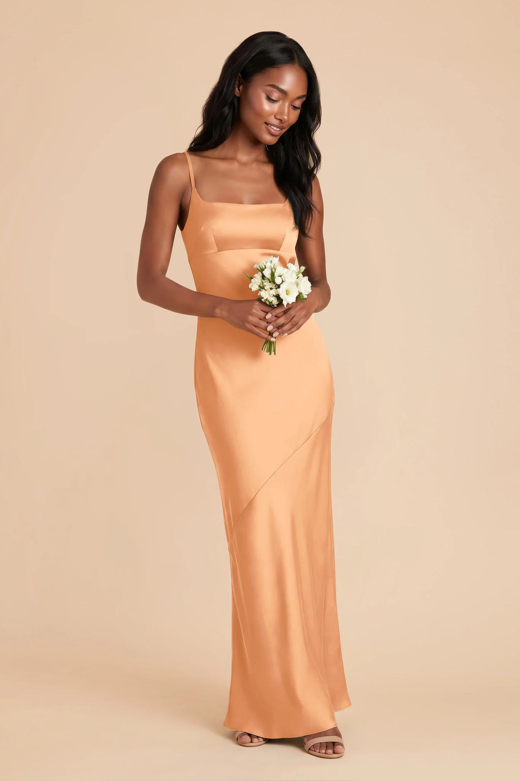 Noelle Peach alternate view 1 bridesmaid dress