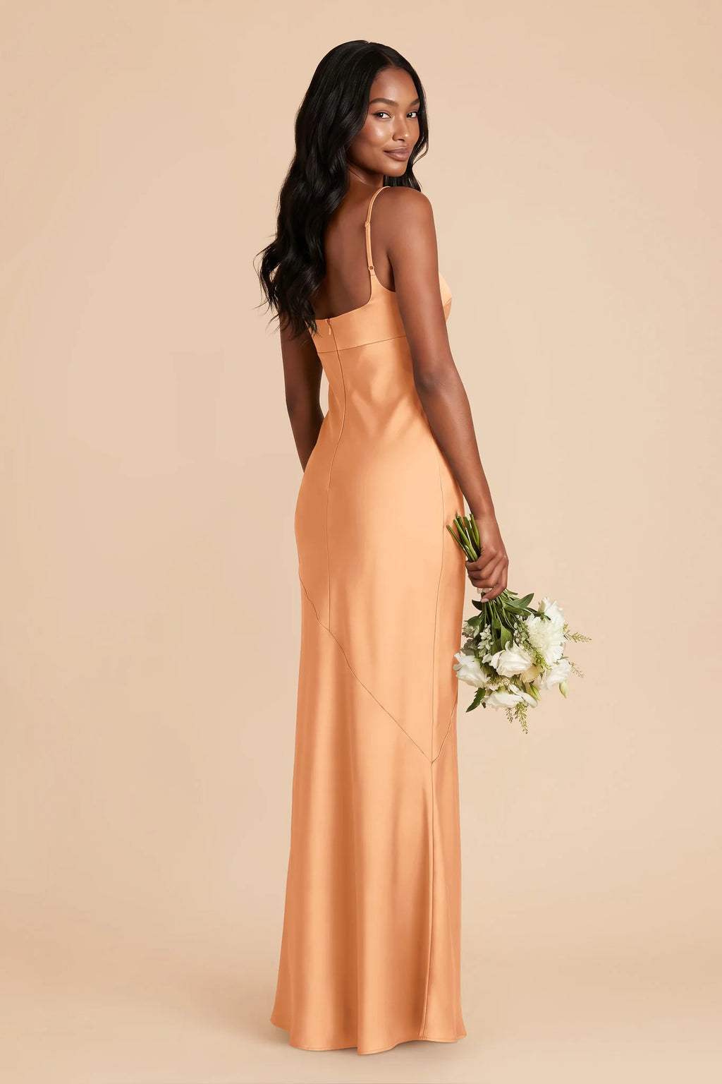 Noelle Peach alternate view 2 bridesmaid dress