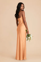 Noelle Peach alternate view 2 bridesmaid dress
