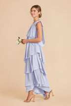 Marisol Periwinkle Blue alternate view 2 bridesmaid dress