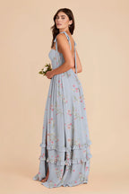 Daphne Periwinkle Blue Le Fleur alternate view 2 bridesmaid dress