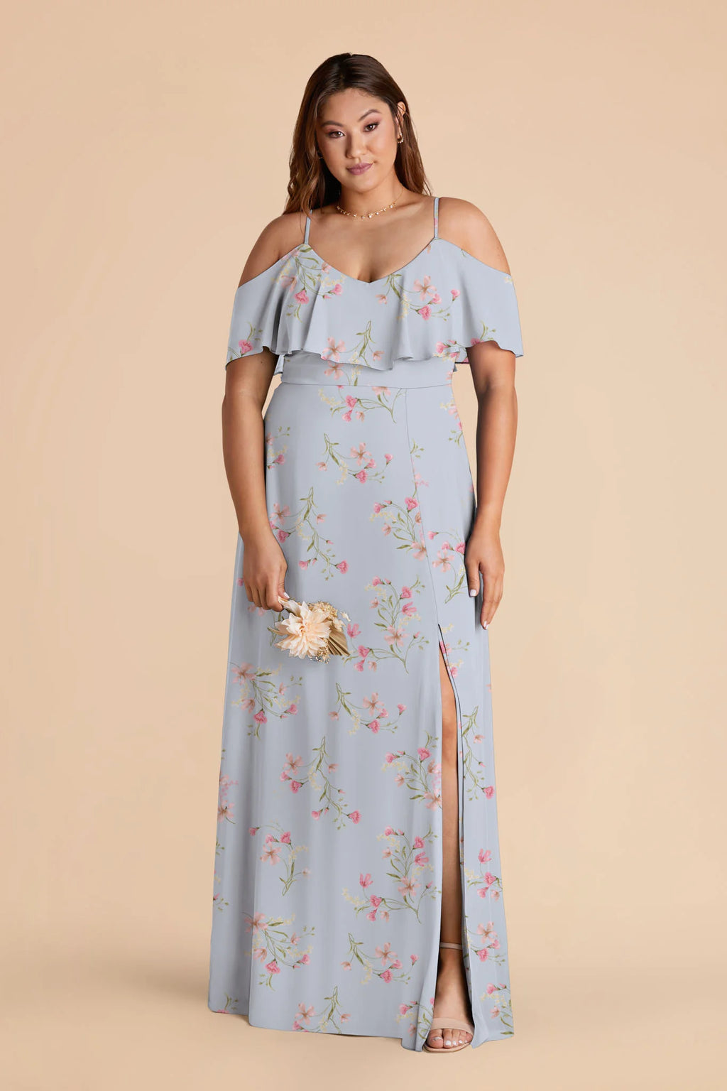Genevieve Periwinkle Blue Le Fleur alternate view 1 bridesmaid dress