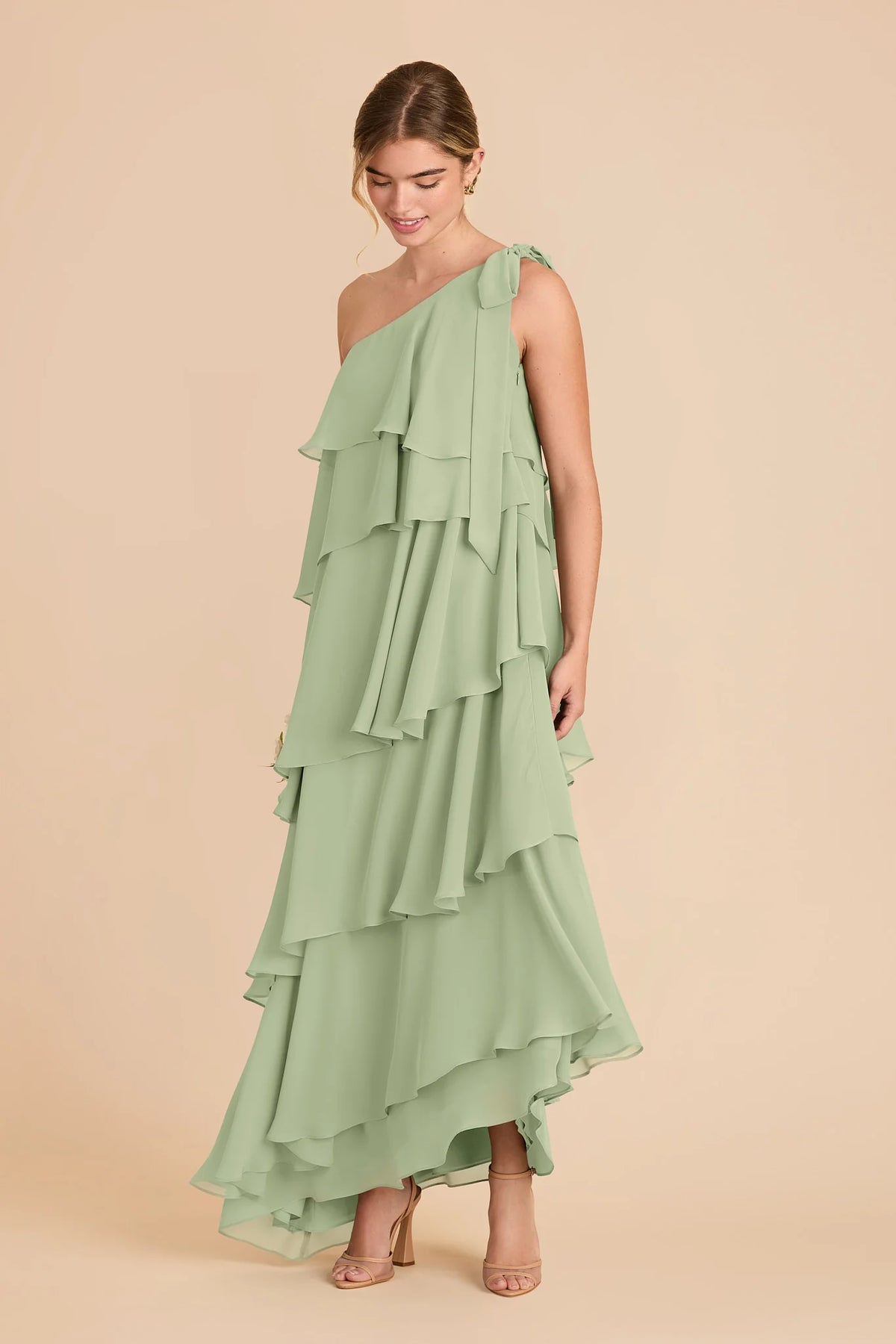 Marisol Pistachio alternate view 1 bridesmaid dress