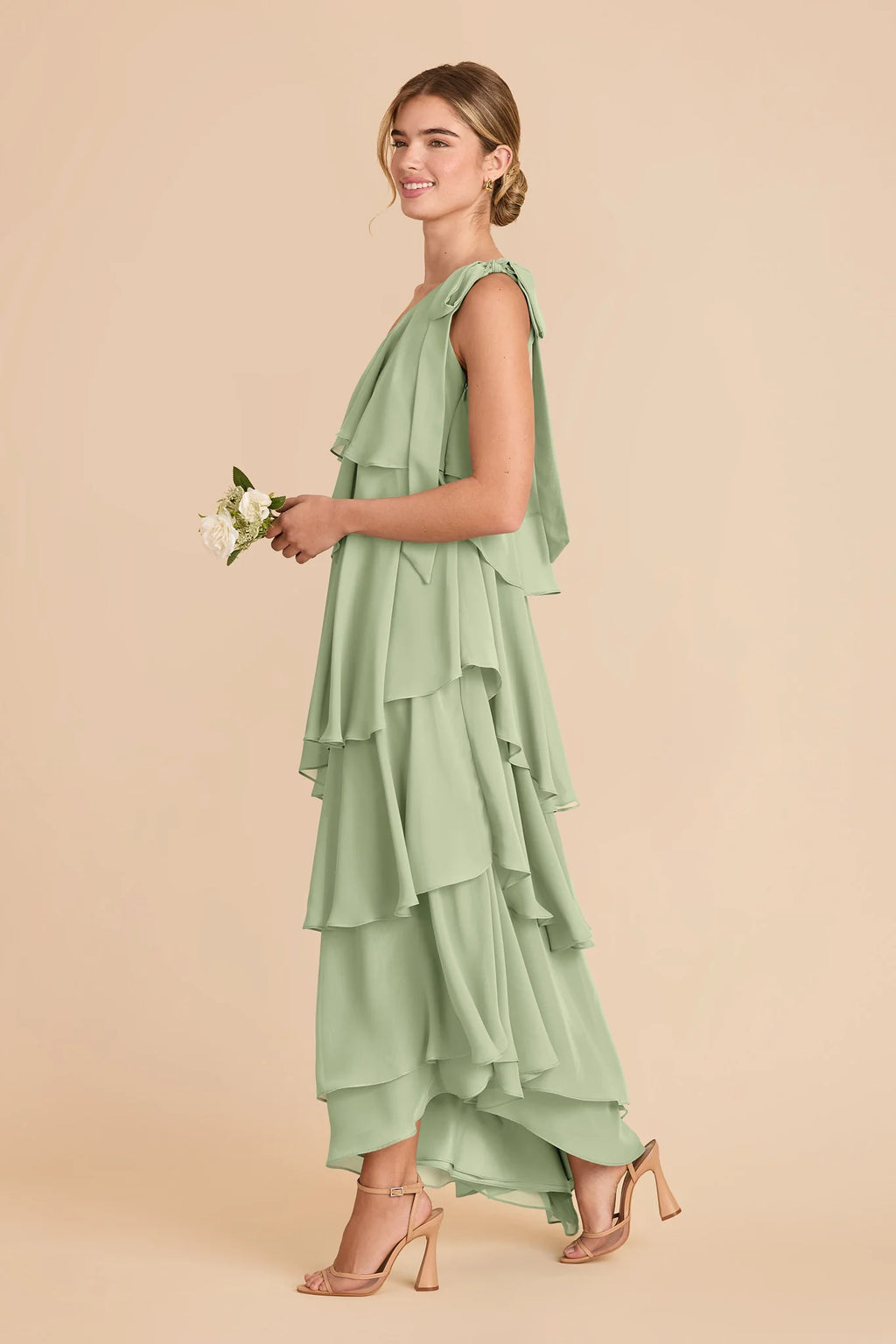 Marisol Pistachio alternate view 2 bridesmaid dress
