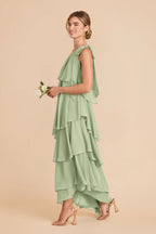 Marisol Pistachio alternate view 2 bridesmaid dress