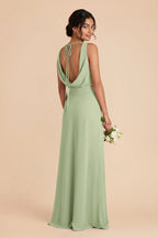 Odette Pistachio alternate view 2 bridesmaid dress