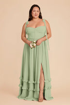 Daphne Pistachio alternate view 1 bridesmaid dress