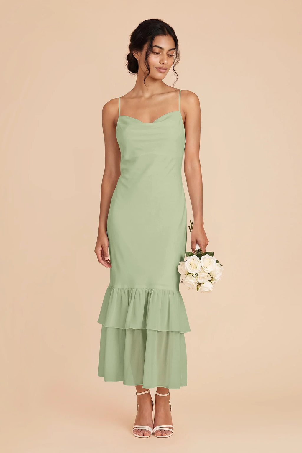 Liora Pistachio alternate view 1 bridesmaid dress