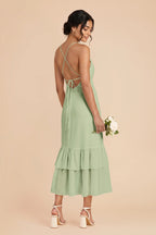 Liora Pistachio alternate view 2 bridesmaid dress
