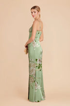 Lucienne Pistachio Garden Bloom alternate view 2 bridesmaid dress