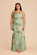 Sabine Pistachio Garden Bloom alternate view 1 bridesmaid dress