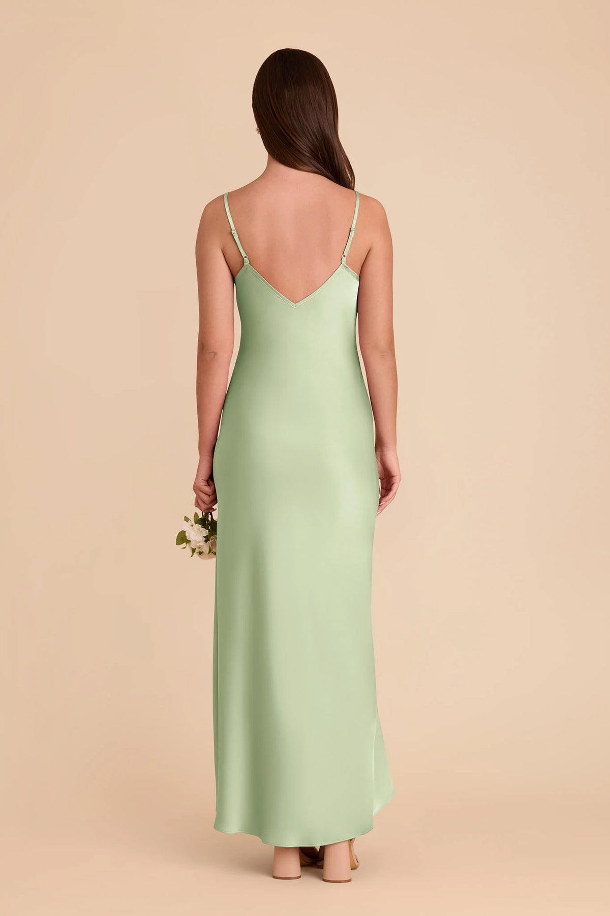 Amara Pistachio alternate view 4 bridesmaid dress