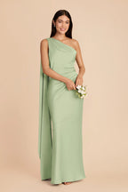 Ariadne Pistachio alternate view 1 bridesmaid dress
