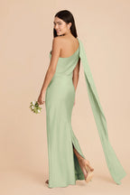 Ariadne Pistachio alternate view 3 bridesmaid dress