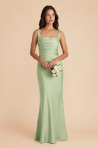 Colette Pistachio alternate view 1 bridesmaid dress