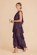 Marisol Plum alternate view 2 bridesmaid dress