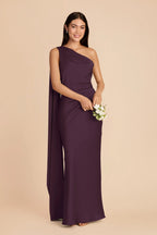 Ariadne Plum alternate view 1 bridesmaid dress
