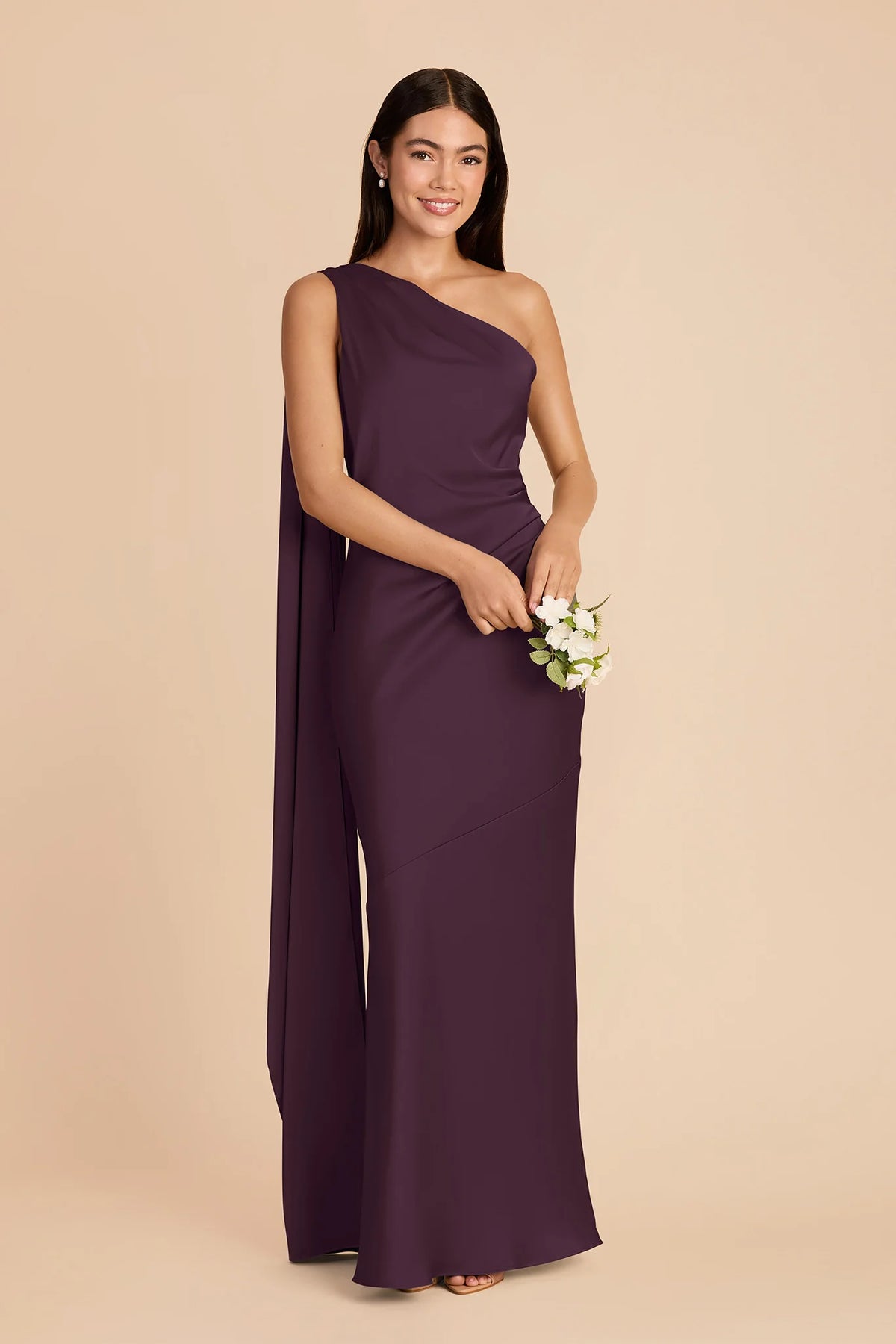 Ariadne Plum alternate view 1 bridesmaid dress