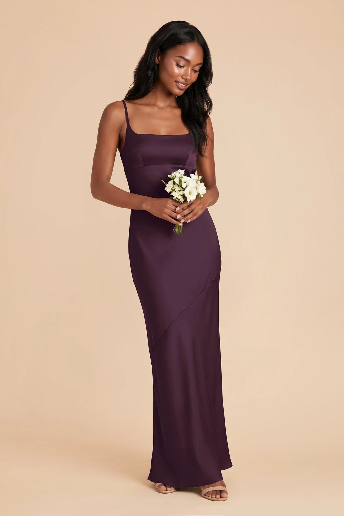 Noelle Plum alternate view 1 bridesmaid dress