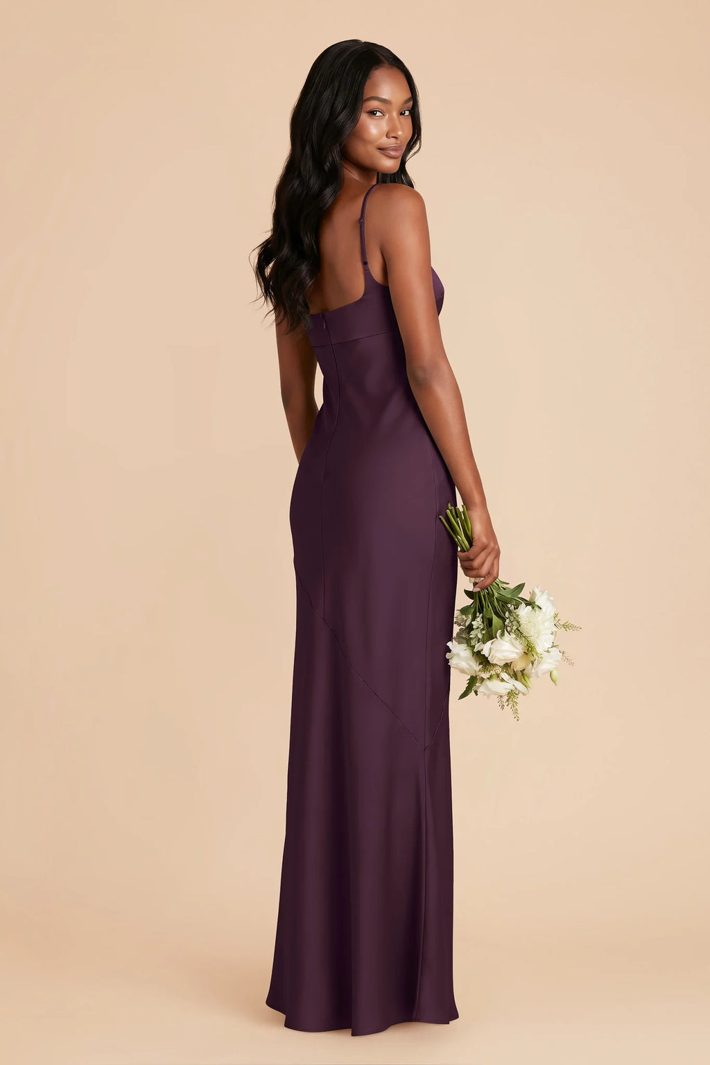 Noelle Plum alternate view 2 bridesmaid dress