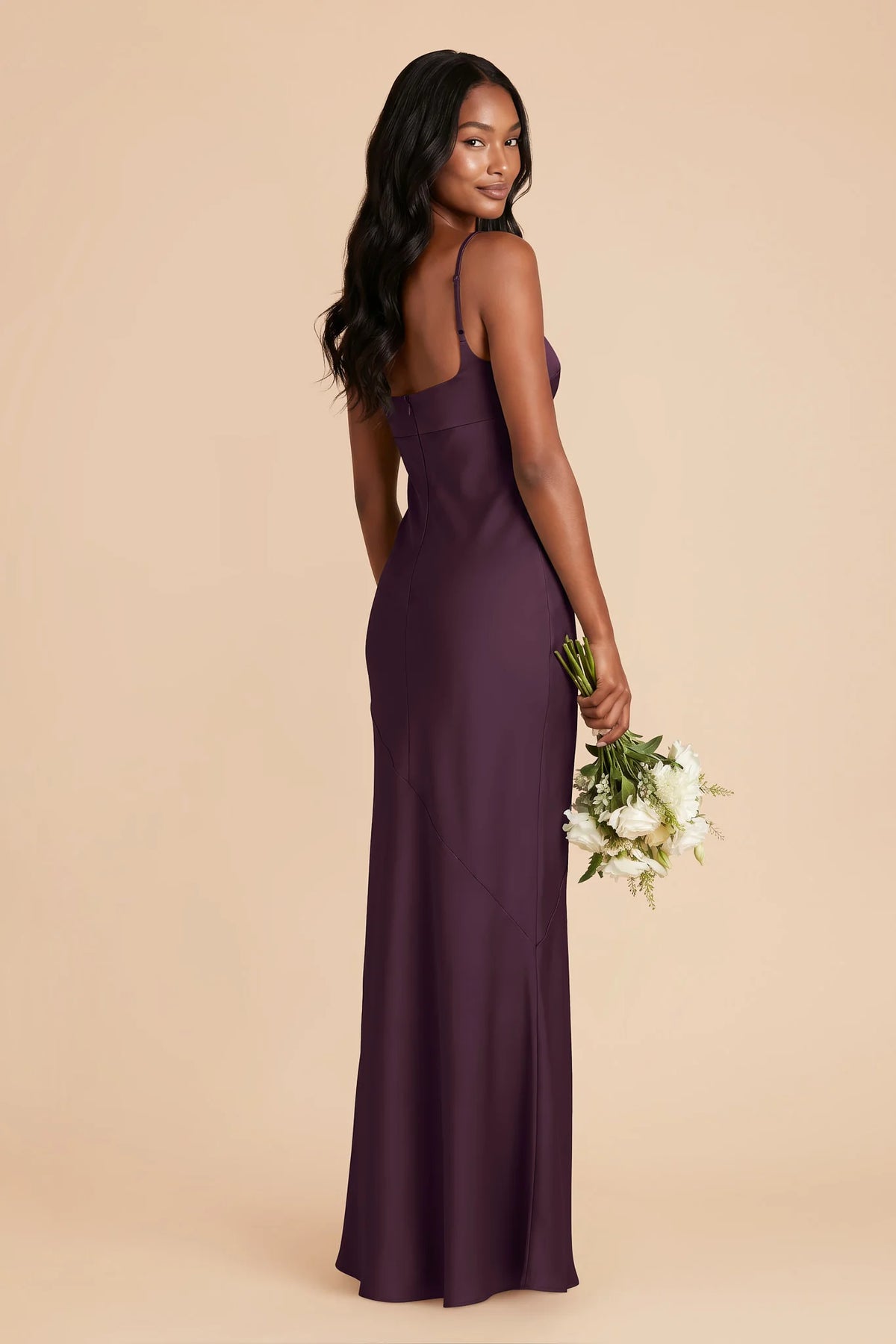 Noelle Plum alternate view 2 bridesmaid dress
