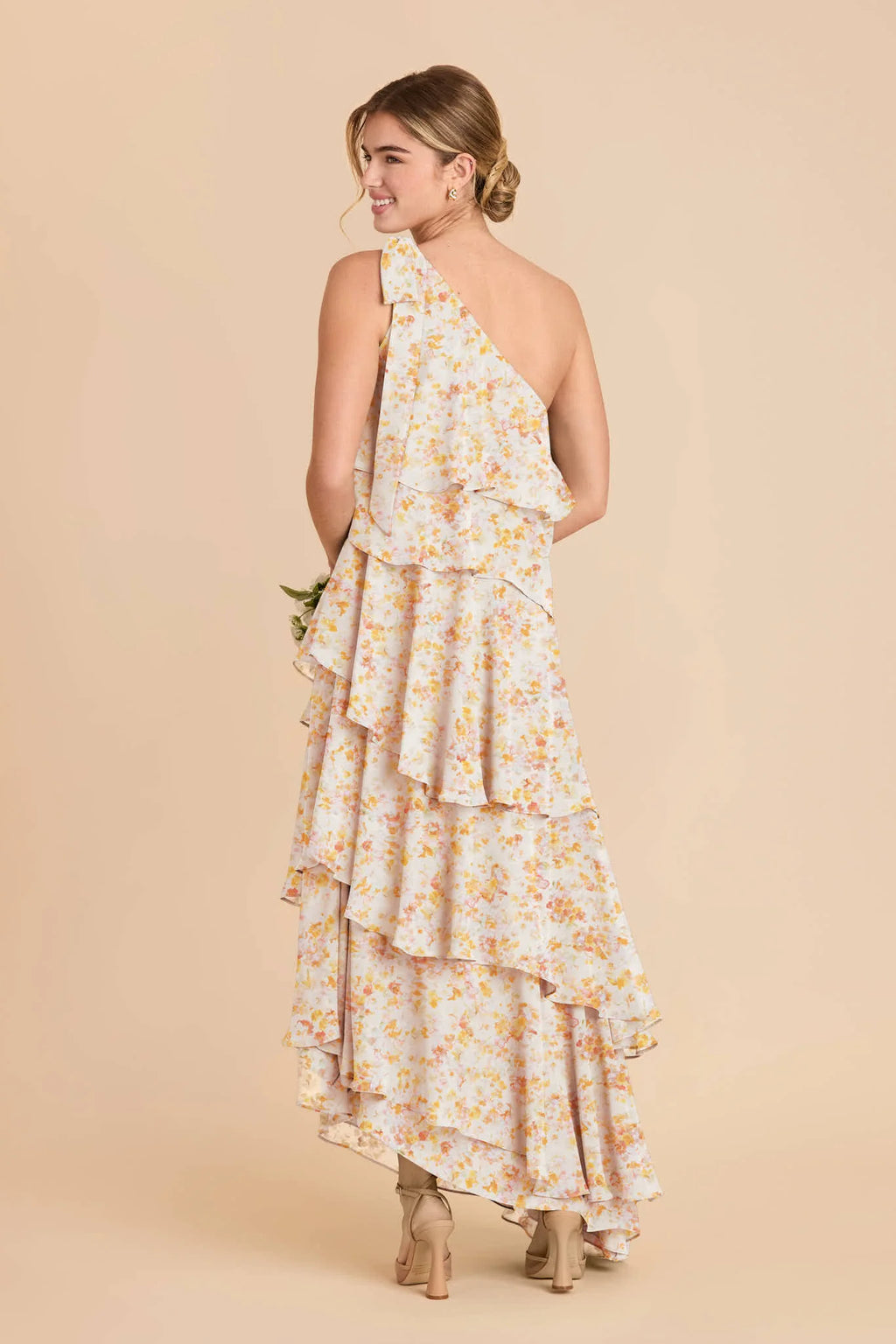 Marisol Pressed Floral alternate view 1 bridesmaid dress