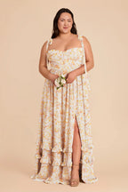 Daphne Pressed Floral alternate view 1 bridesmaid dress