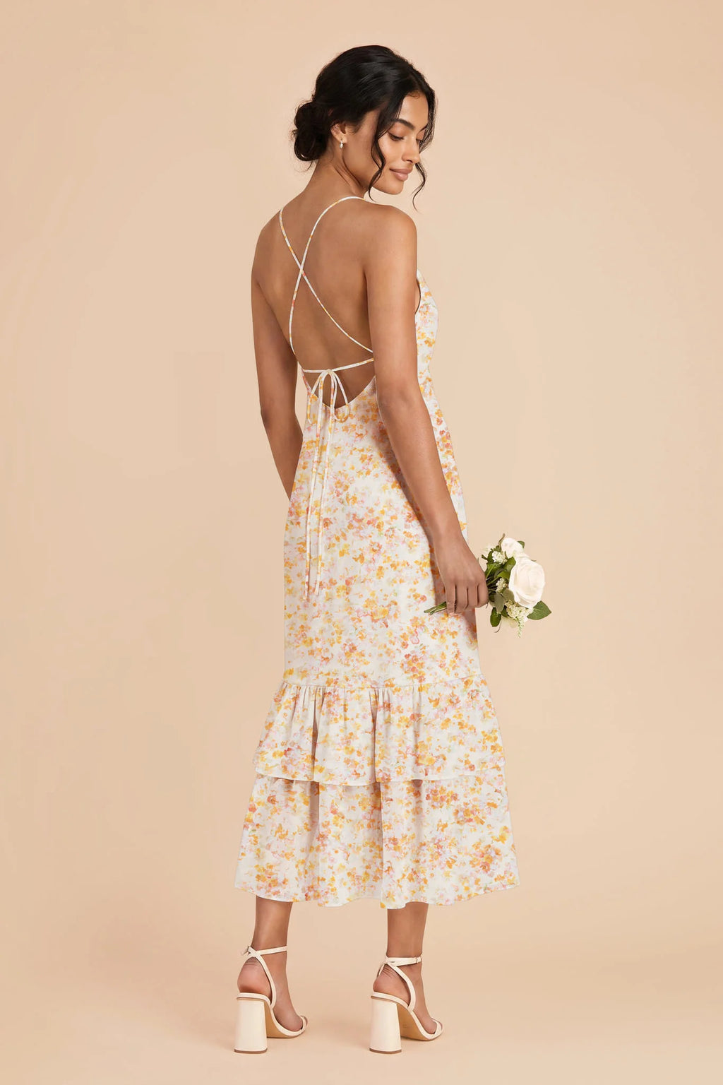 Liora Pressed Floral alternate view 1 bridesmaid dress