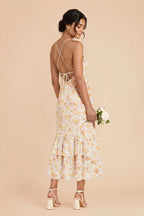 Liora Pressed Floral alternate view 1 bridesmaid dress