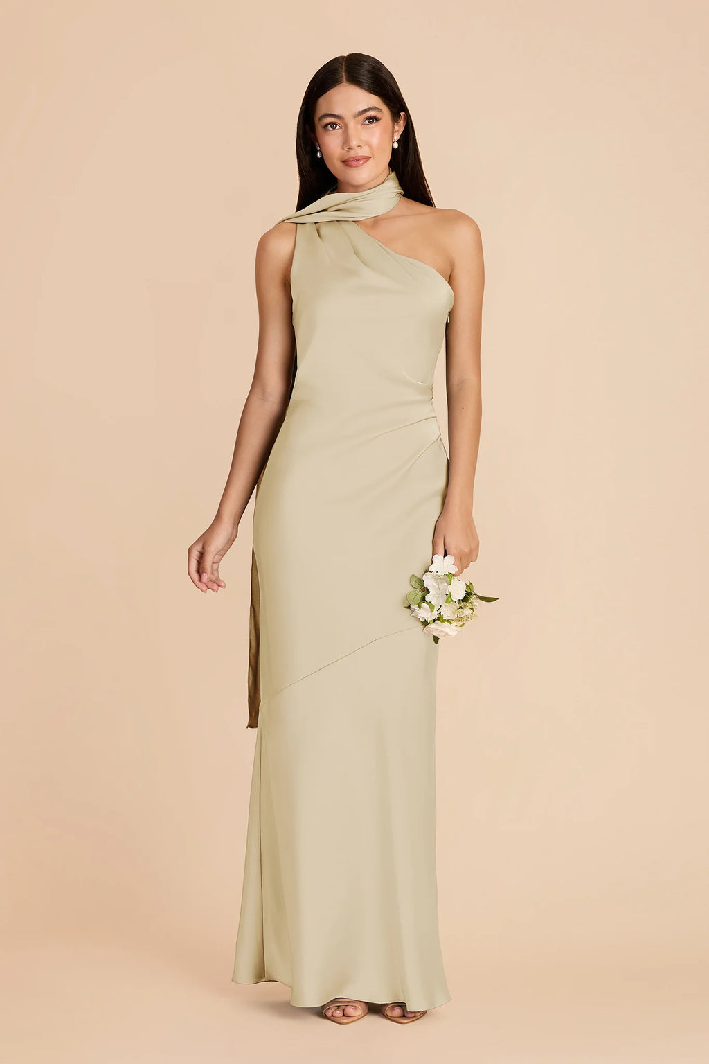 Ariadne Prosecco front view bridesmaid dress