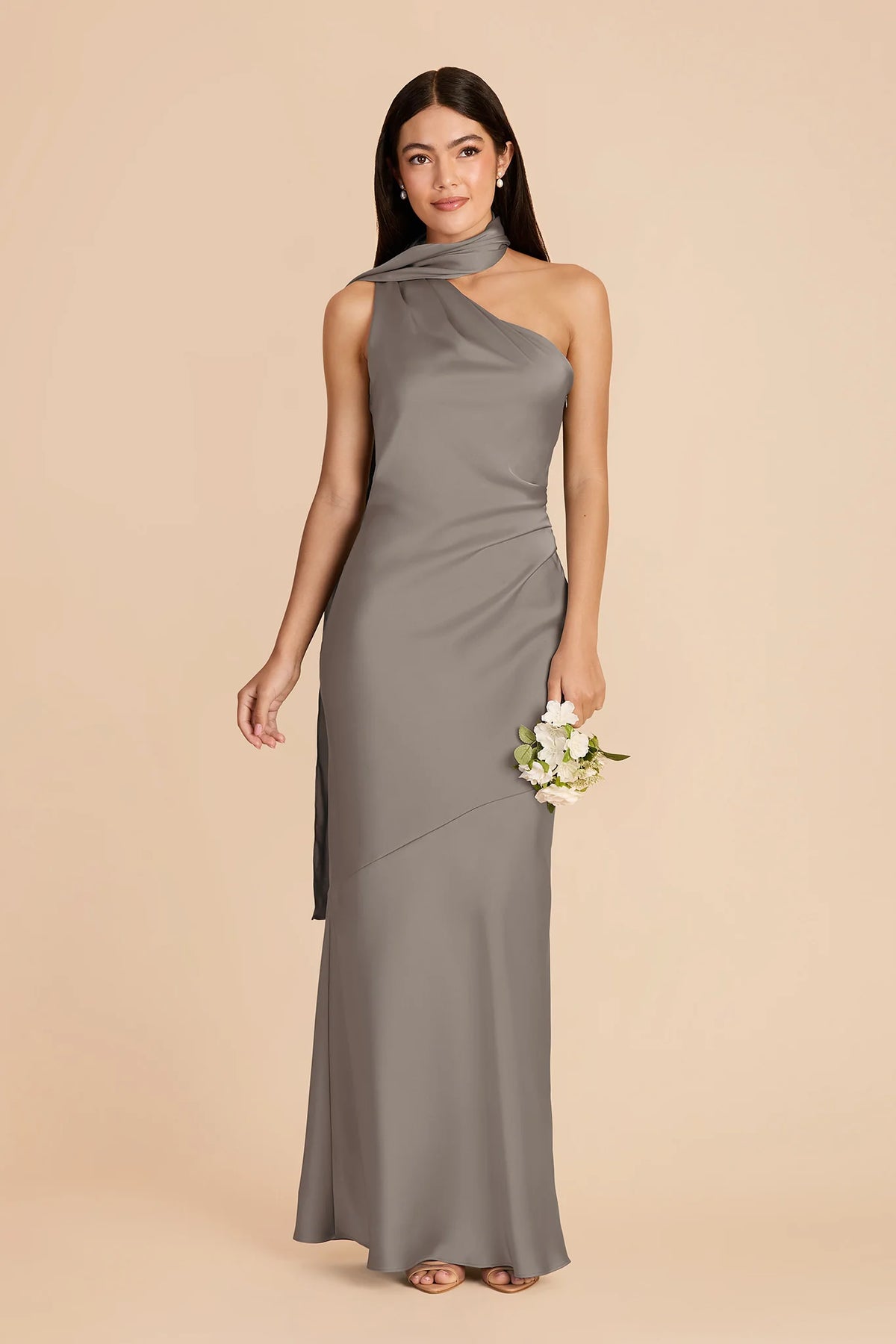 Ariadne Quartz front view bridesmaid dress