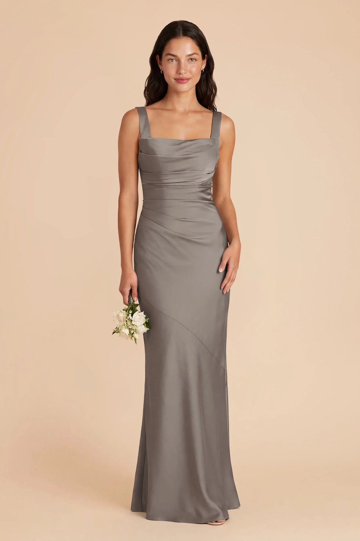 Colette Quartz front view bridesmaid dress